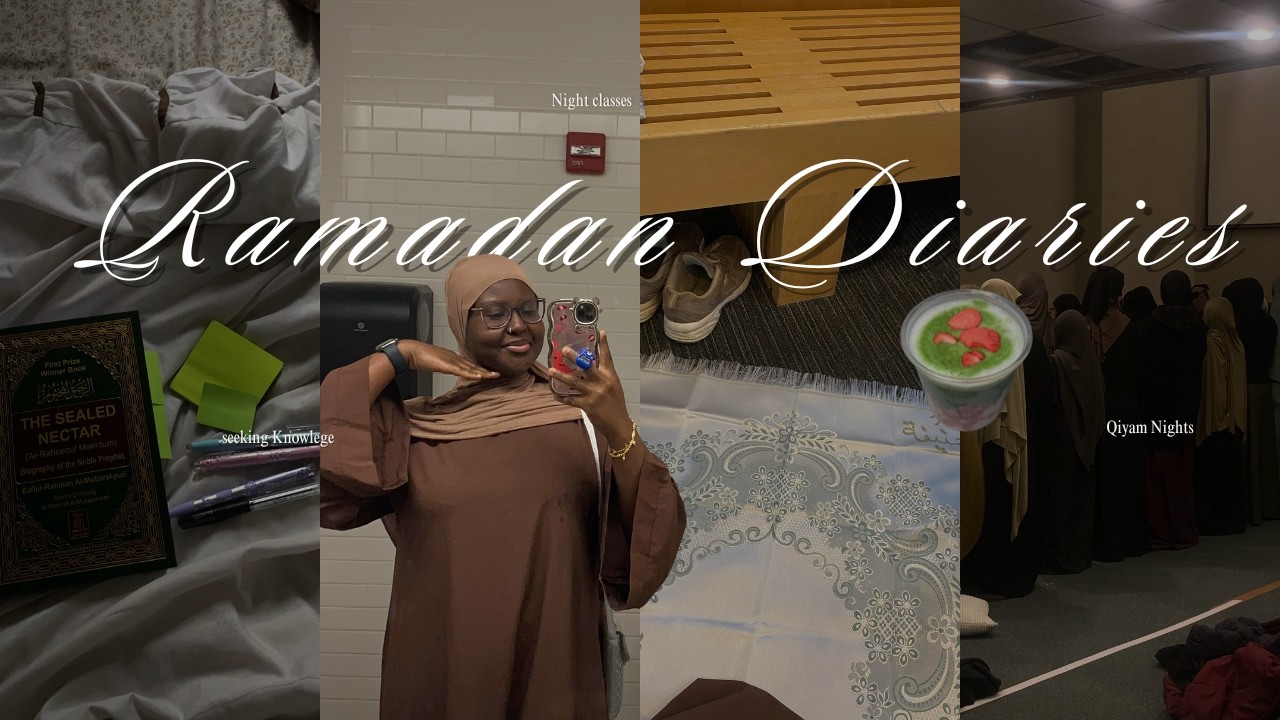 Ramadan Diaries Ep 2 | Qiyam, Matcha, Seeking Knowlege, Balancing School