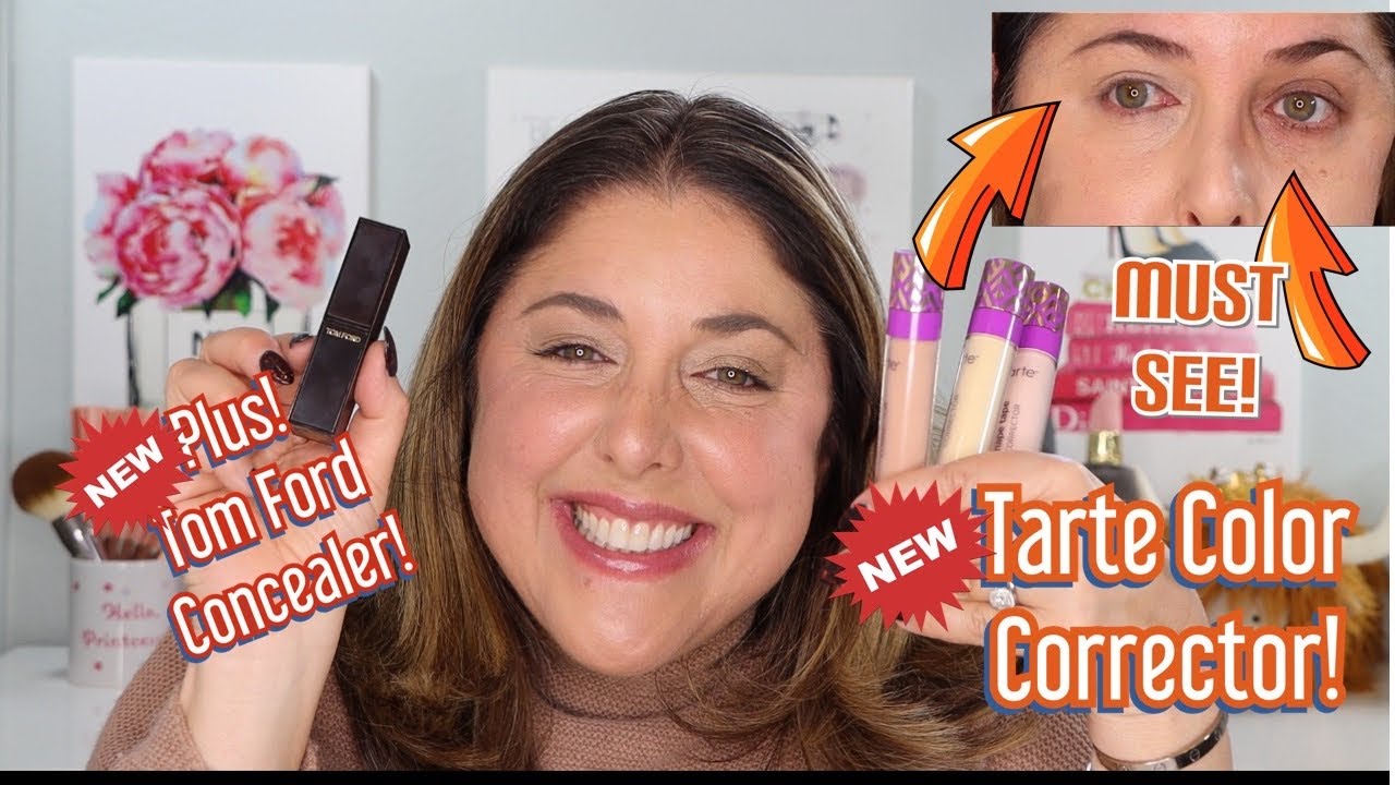 NEW Tarte Shape Tape Color Corrector & Tom Ford Traceless Soft Matte Concealer!