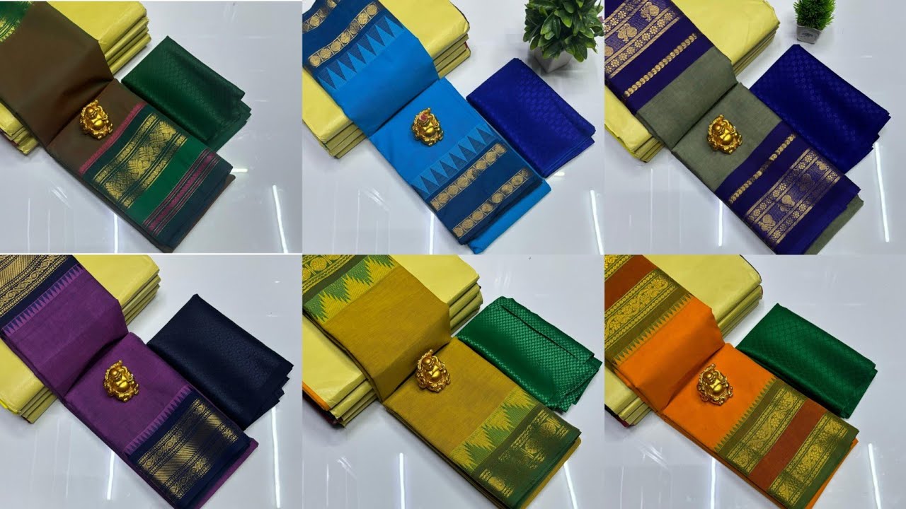 New arrivals of chettinad cotton sarees🌷 Whatsapp: 9443757201 #trending #cottonsarees 