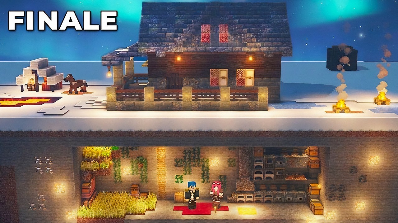 Sono SOPRAVVISSUTO AL MONDO CONGELATO di MINECRAFT! - Finale