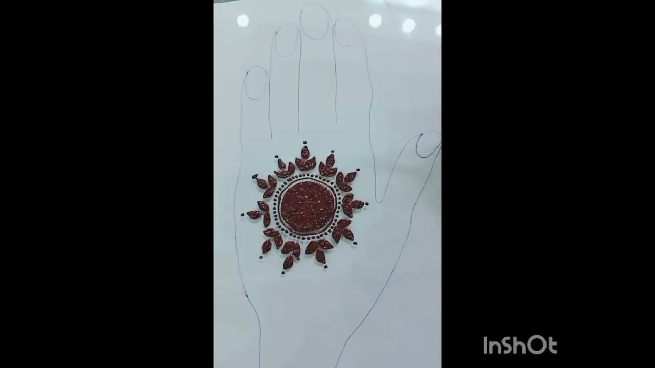Easy Tikki Mehndi#design...