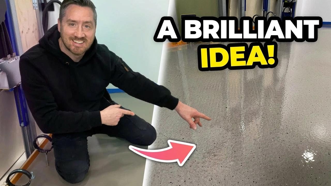 I Redo My Bathroom Floor with Self-Leveling and Varnish! (Makeover Project Ep 25)