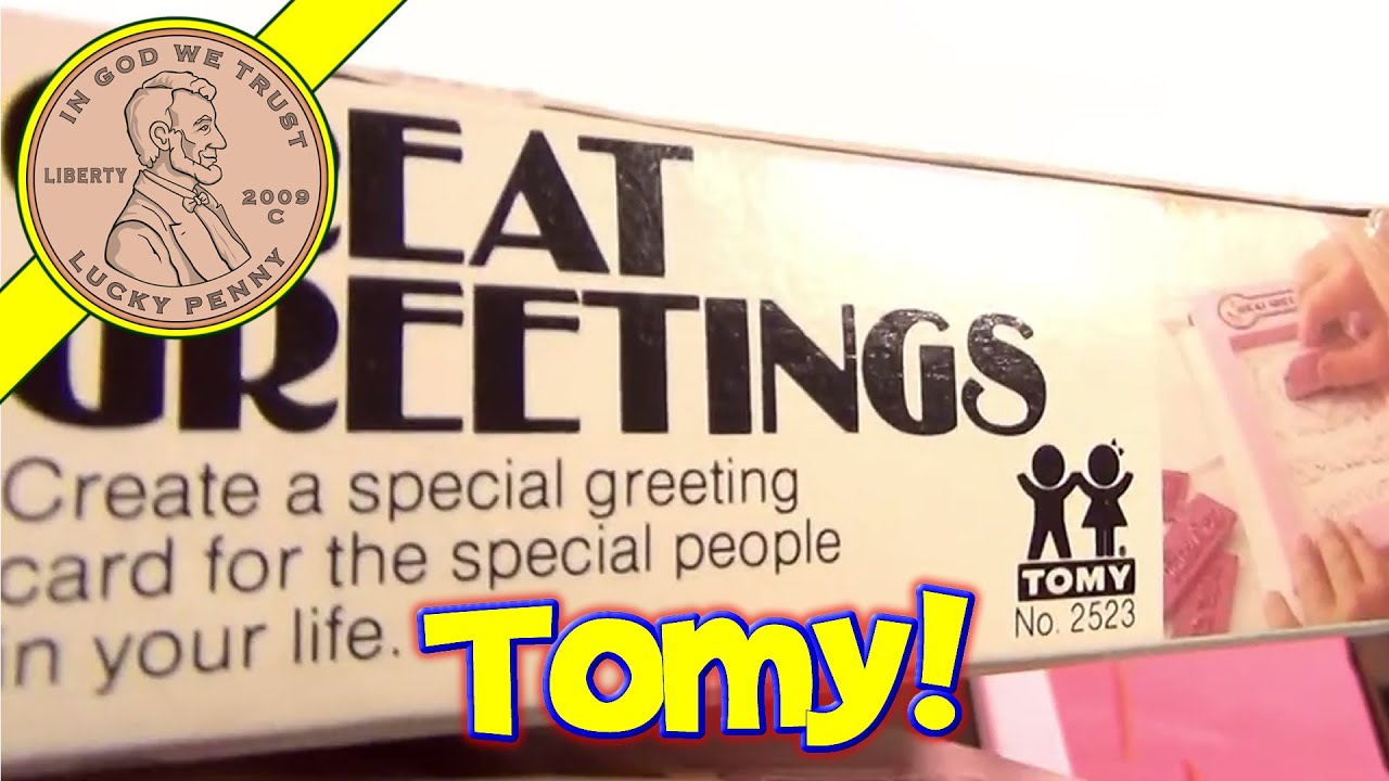 Great Greetings Card Making Kit No. 2523, Tomy Toys - For Creative Card Makers