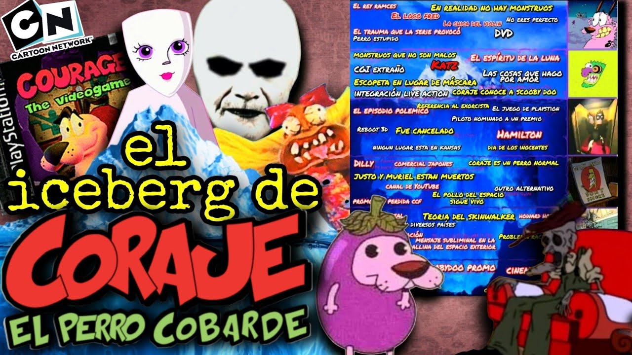 🧊El iceberg de coraje el perro cobarde🧊