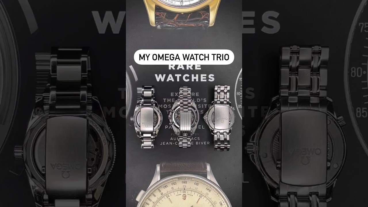 Best watch trio? Omega seamaster speedmaster and heritage #omegaseamaster #omegaspeedmaster