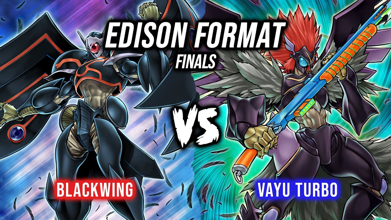 Финал формата Yu-Gi-Oh! Edison: Blackwing против Vayu Turbo