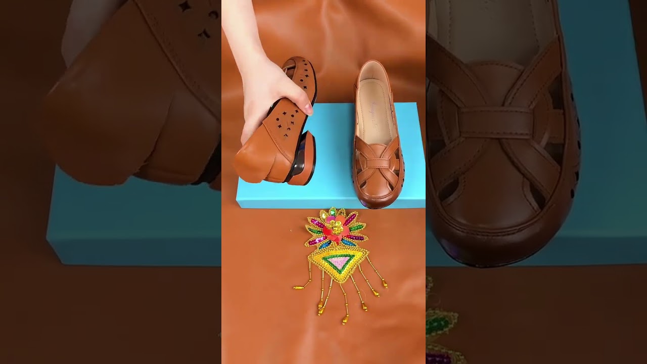 Brown And Black Shoes | Pure Leather | Girls Collection 💕