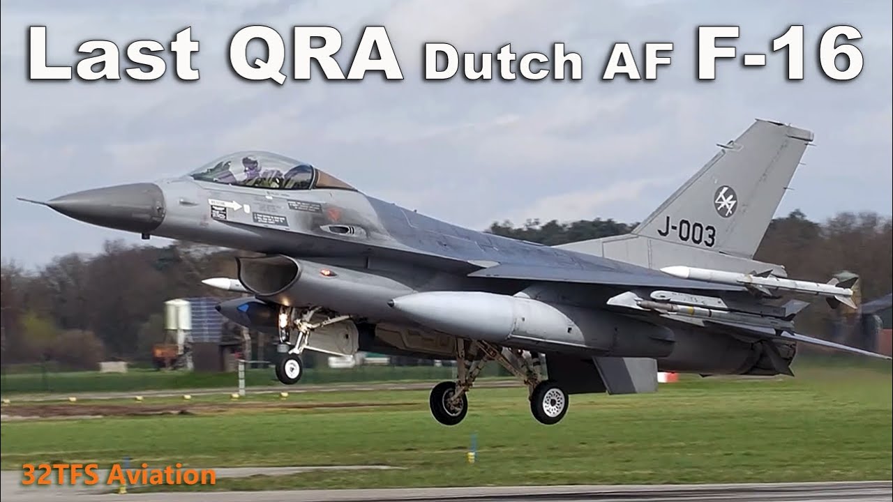 [4K] Volkel; RNLAF F-16 last ever QRA