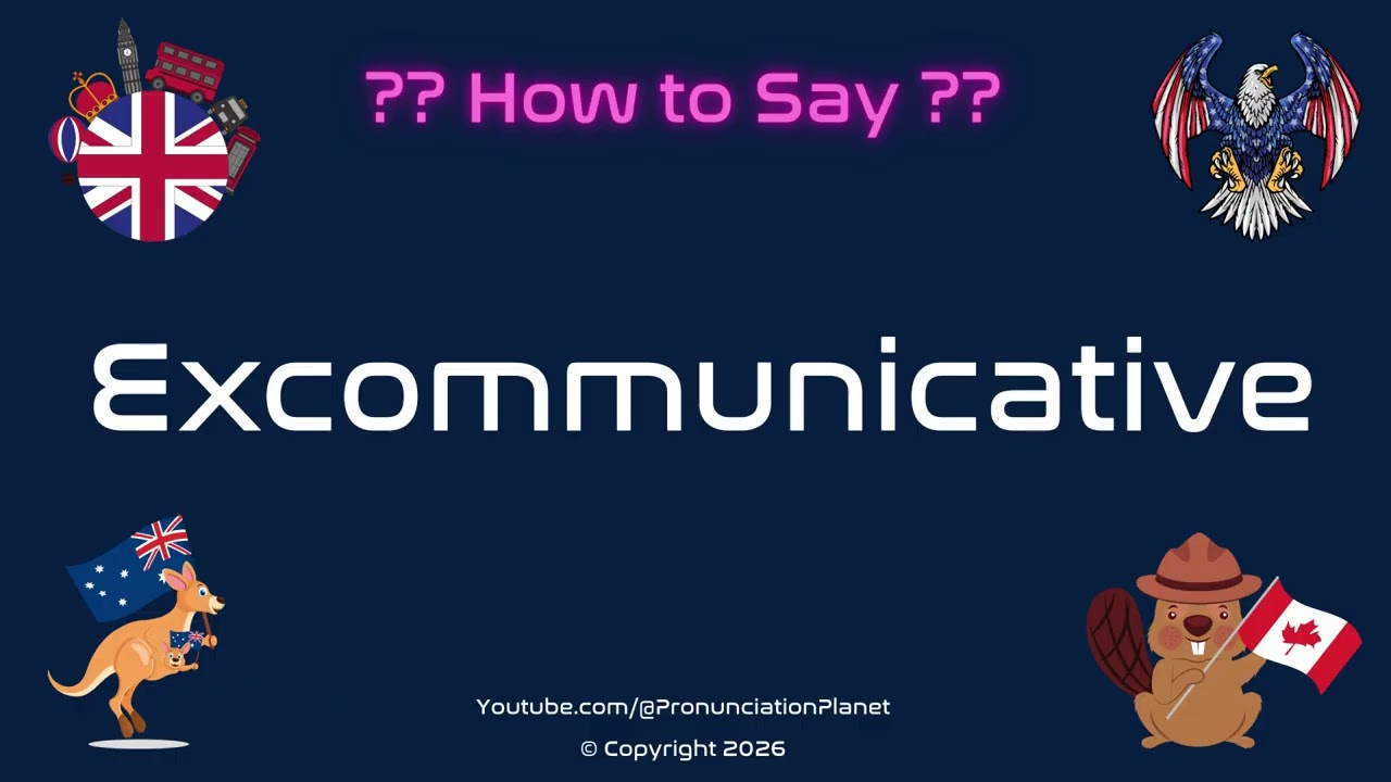 🚫📜 How to Pronounce Excommunicative? (CORRECTLY) | Pronunciation Planet