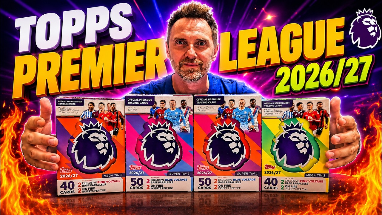 NOWOŚĆ!!! TOPPS PREMIER LEAGUE 2026/27 FLAGSHIP EDITION - OTWIERAM 4 PUSZKI KOLEKCJONERA