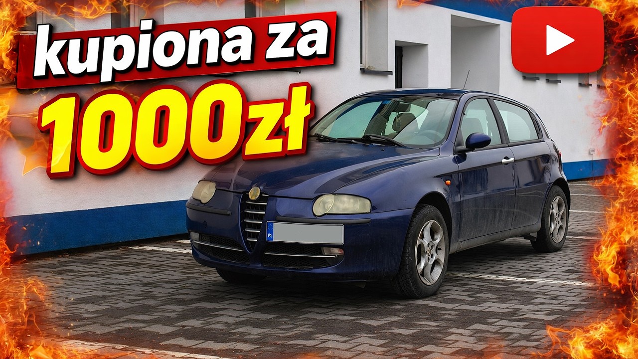 Kupiłem Alfa Romeo 147 za 1000 zł&hellip; nikt jej nie chciał kupić !!