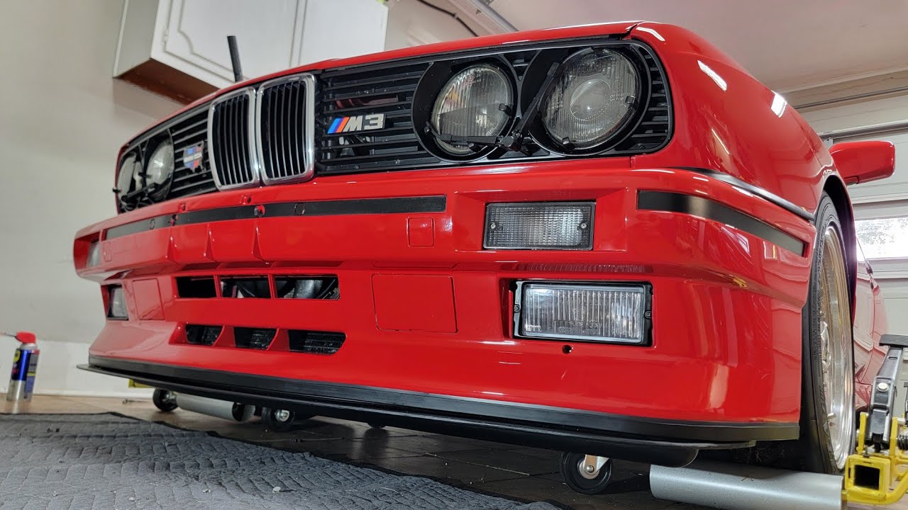 E30 M3 Sport Evolution Front Spoiler Install