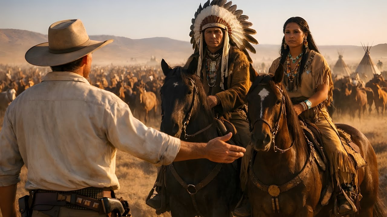 “1000 Horses for One Night with Your Wife”… The Rancher’s Offer Shocked the Apache Tribe | Old West