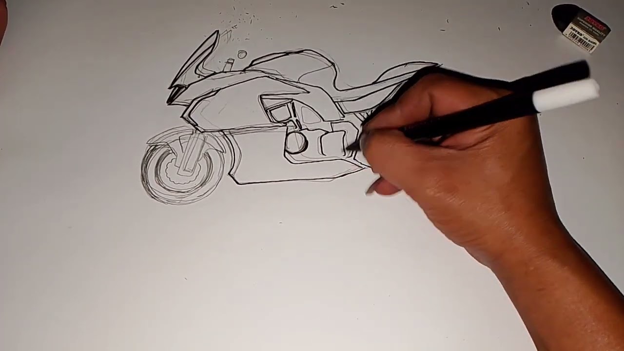 RACERA X 500cc Drawing Motorcycle Design Super Sport 500cc @Abinarizachannel