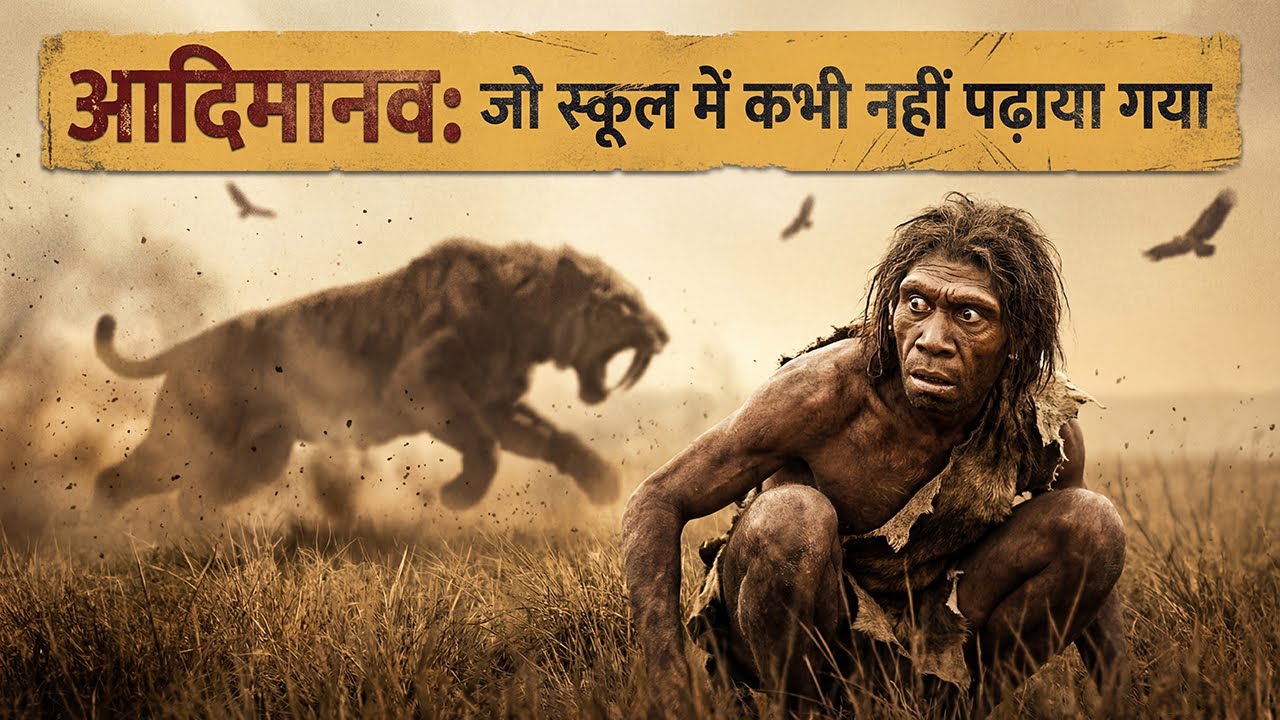 आदिमानव का जीवन: वो सच जो स्कूल में कभी नहीं पढ़ाया गया | Human Evolution Documentary Hindi