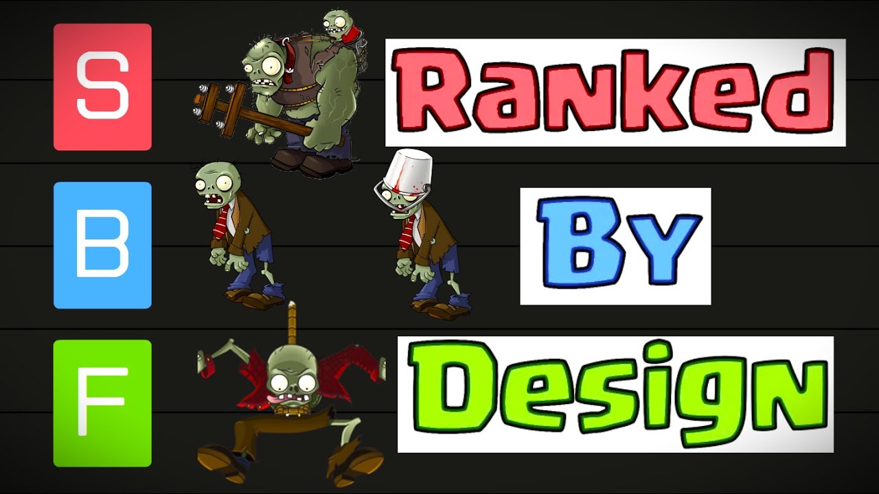 Every PVZ1 Zombie Ranked By Design
