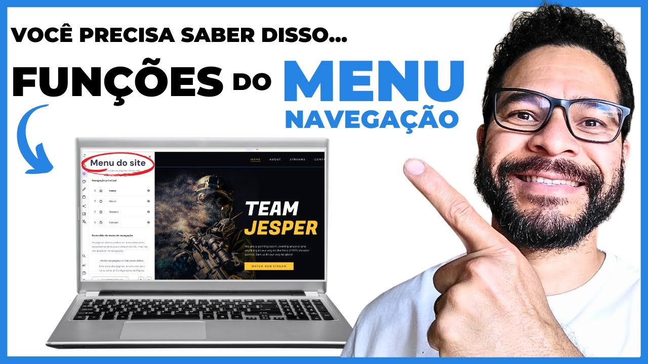 Como Criar e Gerenciar MENU de SITES no Criador de Sites  | Aprenda na PRÁTICA 2024