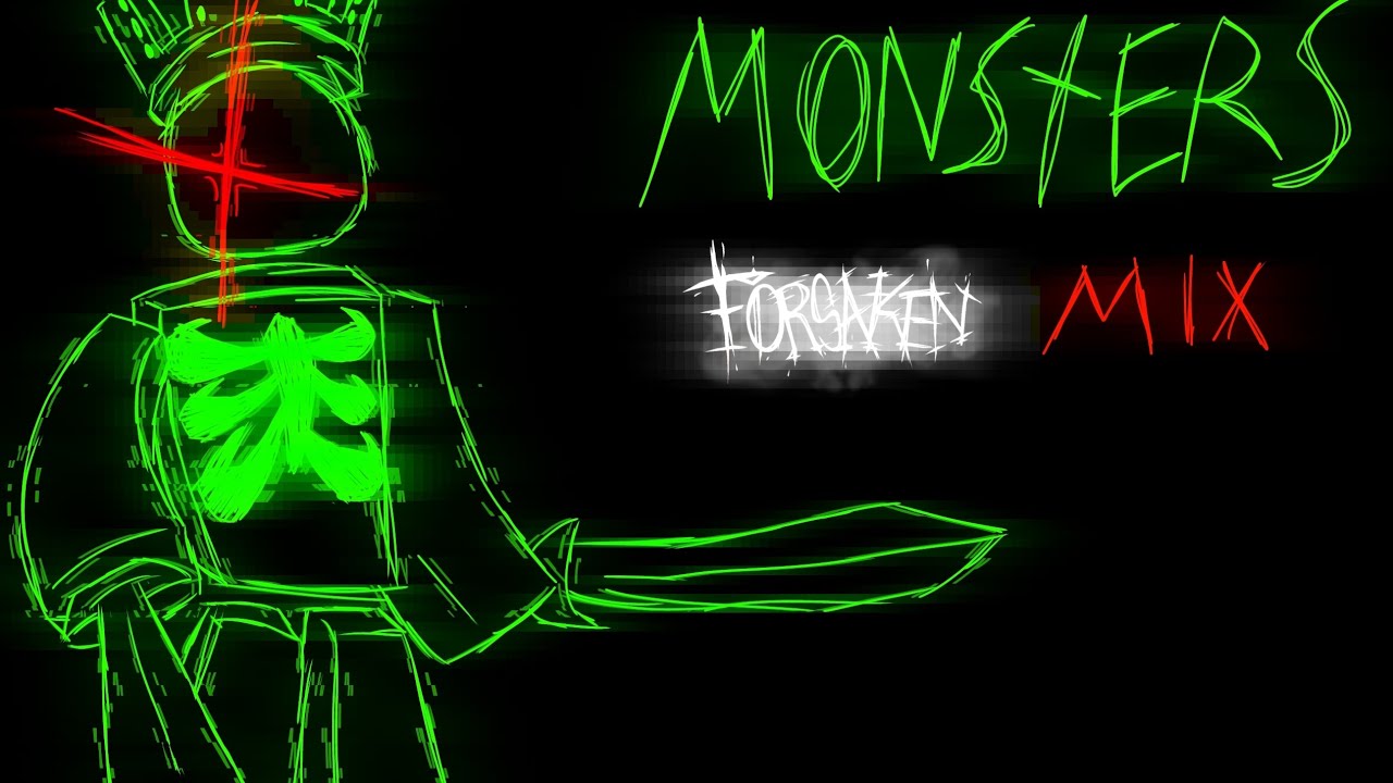 Monsters but 1x1x1x1 and Shedletsky sing it[Friday Night Funkin' Cover]