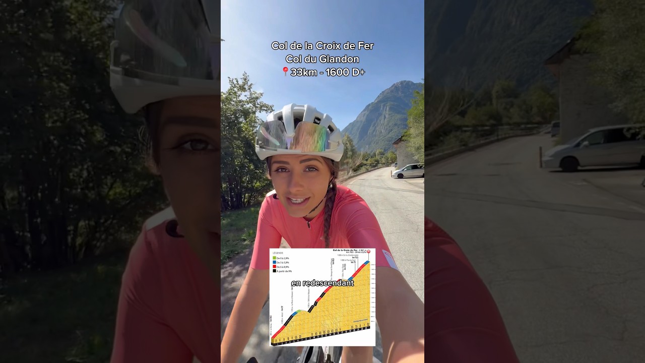 Col de la Croix de Fer et Col du Glandon depuis Allemond - 33km et 1600 de D+📍🚴&zwj;♀️