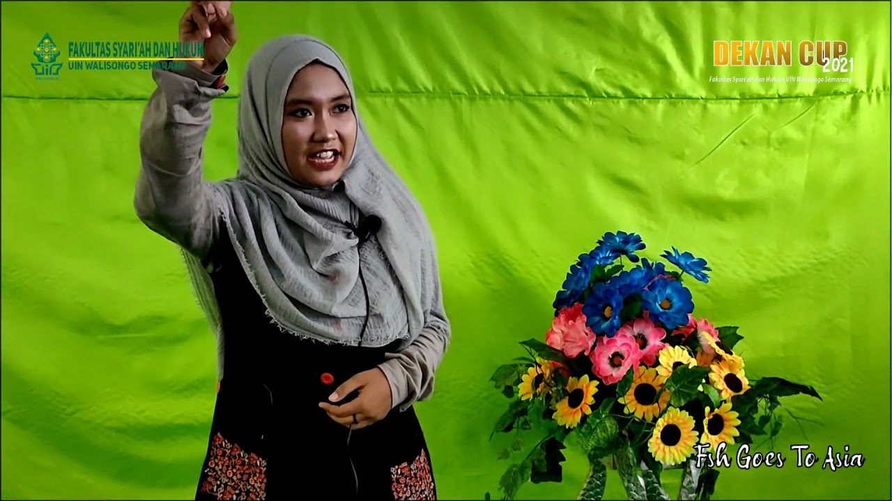 (100) Siti Nur L; Dekan Cup FSH UIN Walisongo 2021; Lomba Dai virutual Tingkat Nasional