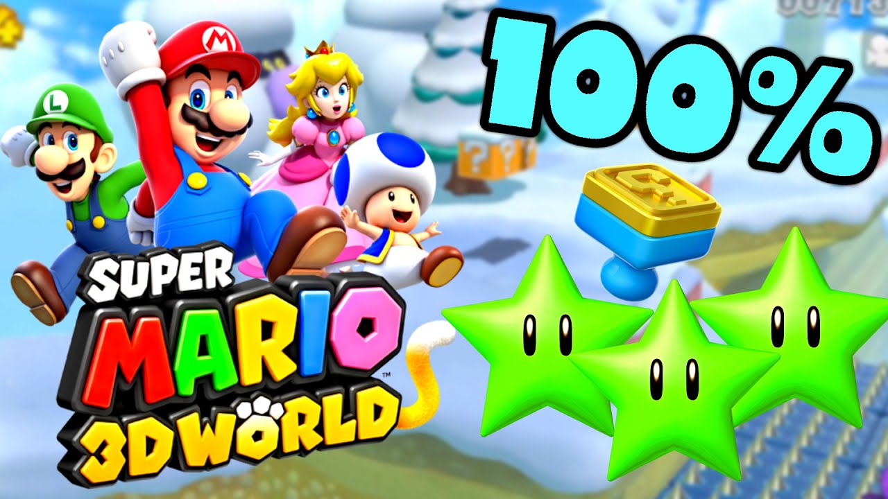 6-5 Ty-Foo Flurries 🎪 Super Mario 3D World Switch + Wii U 🎪 All Green Stars + Stamp