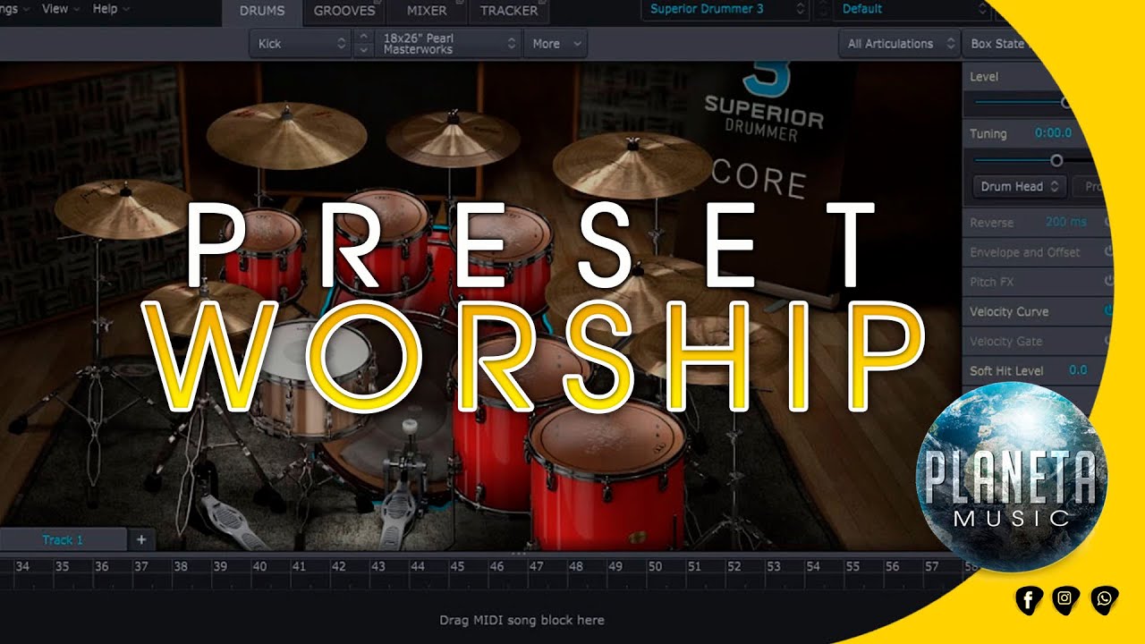 SUPERIOR DRUMMER PRESET WORSHIP