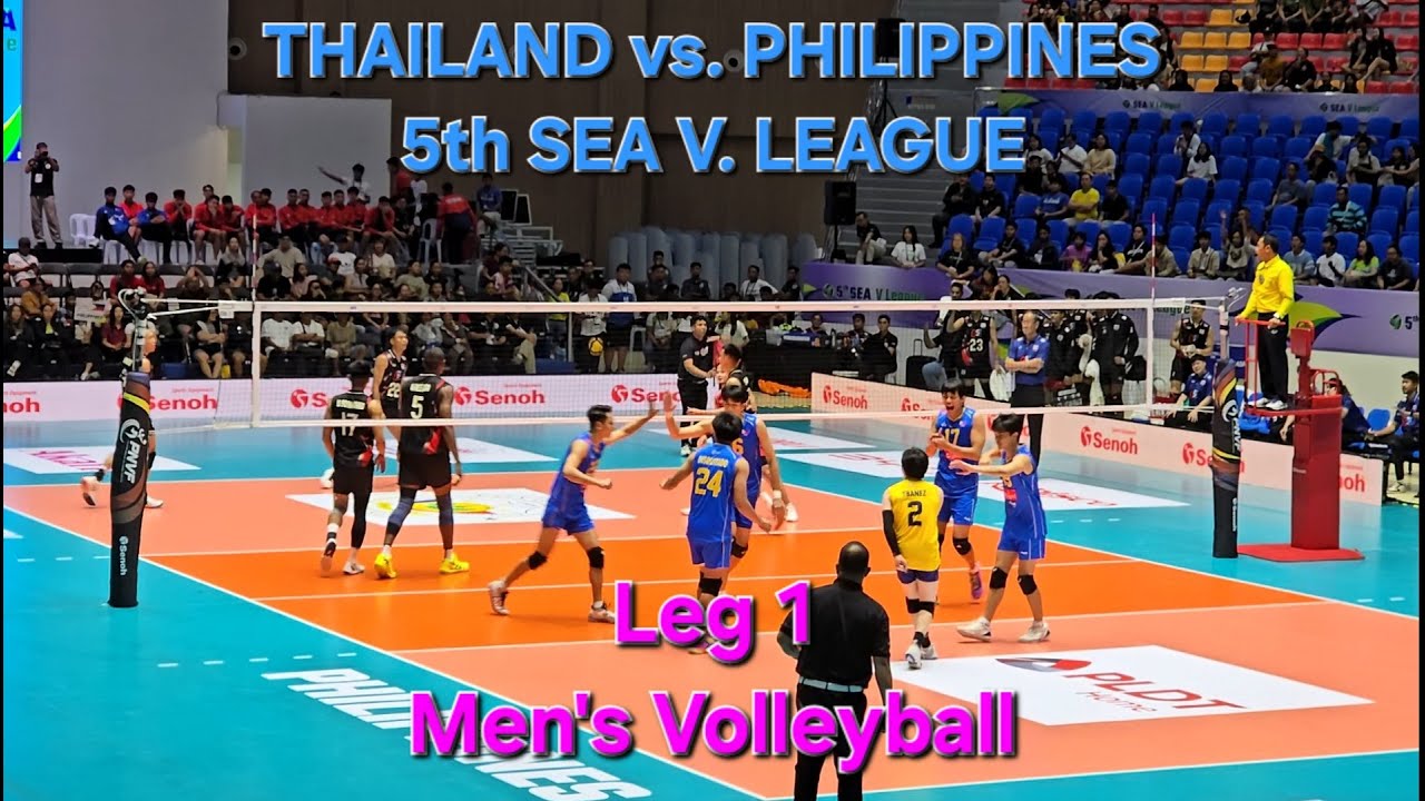 Thailand vs. Philippines, 5th SEA V. league, Mens Volleyball, Leg 1, July 10, 2025