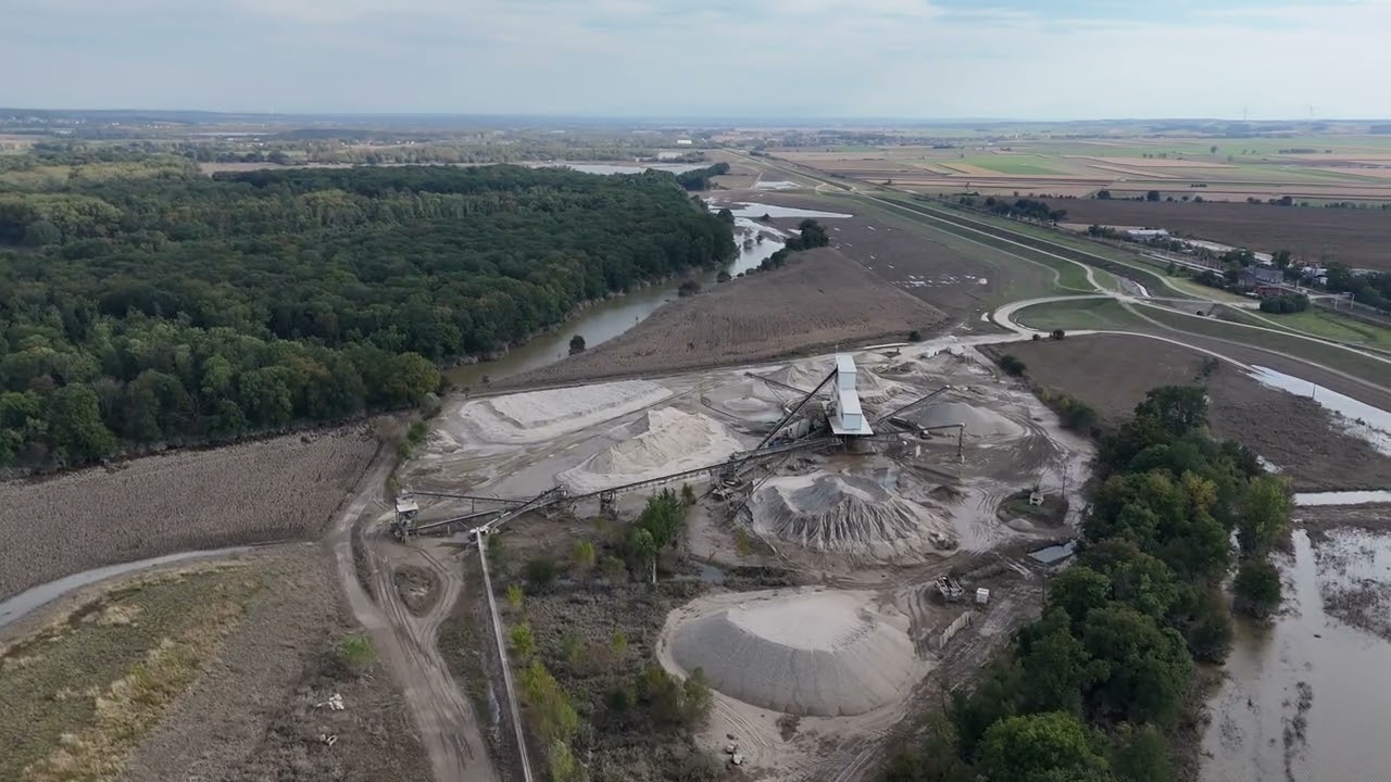 Zbiornik Racibórz Dolny 23.09 po południu