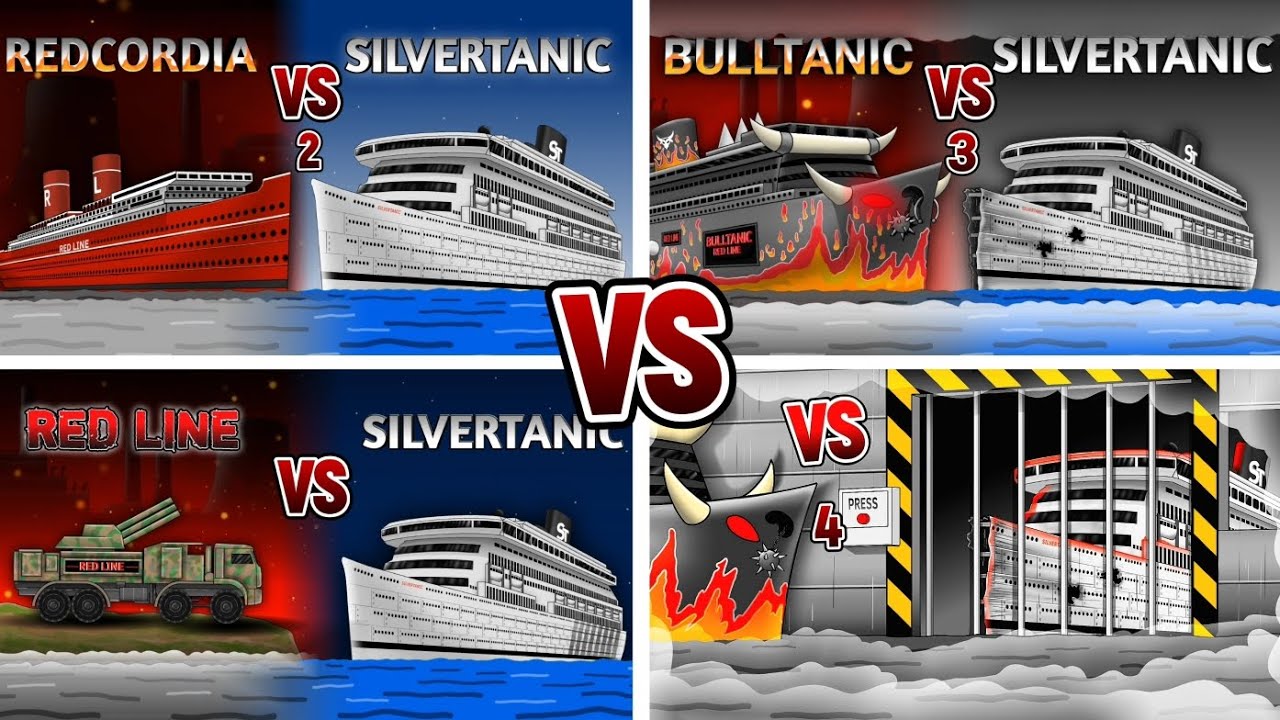 BULLTANIC VS SILVERTANIC 🚢⚓️🛳 FULL ANIMATION FlipaClip