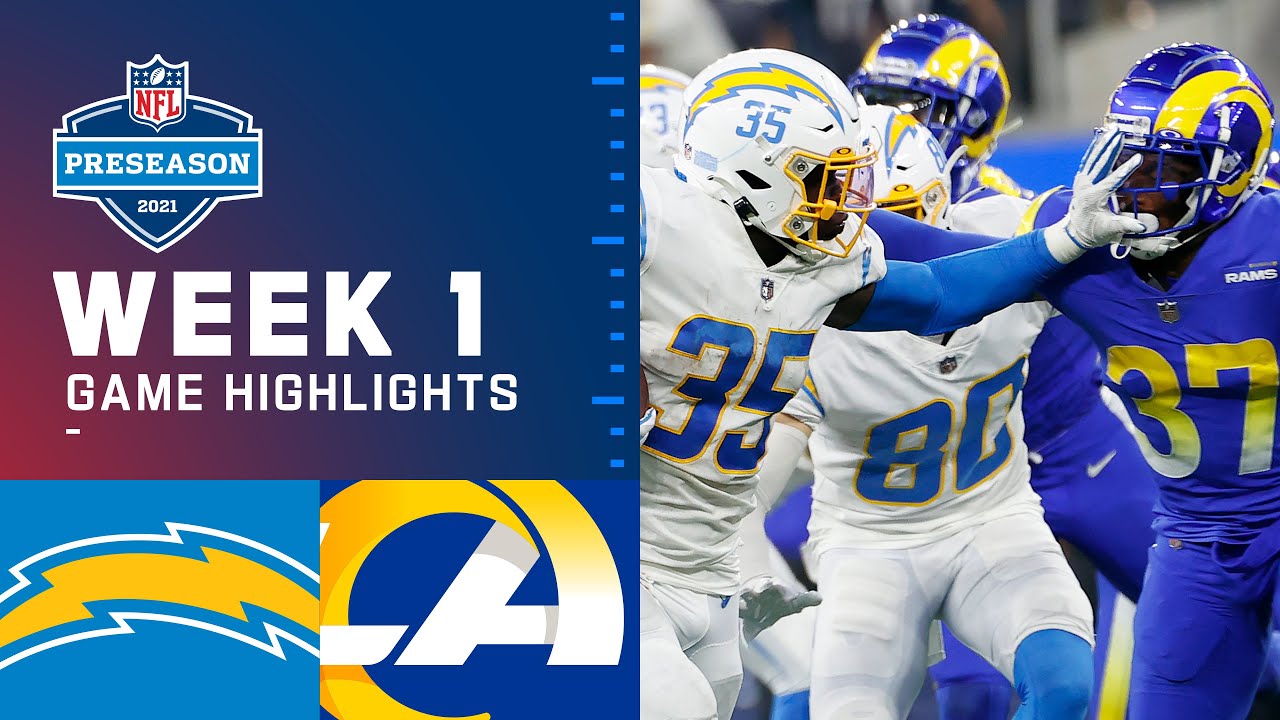 Los Angeles Chargers vs. Los Angeles Rams | Preseason Week 1 Game Highlights