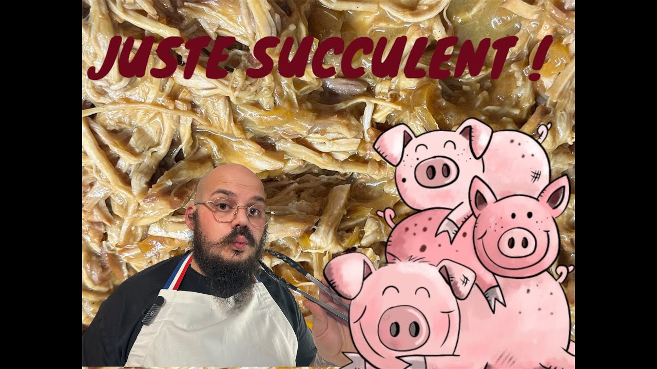Comment faire un EFFILOCHÉ DE PORC MAISON?#gourmand  #cuisine #faitmaison #bonnecuisine