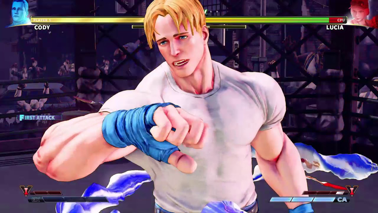 STREET FIGHTER V Cody vs Lucia