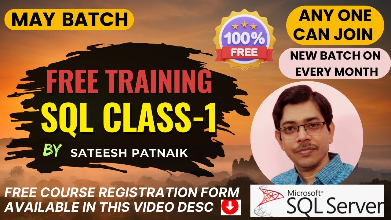 FREE SQL Classes | Any One Can Join |Check Desc👇 To Join |Free Classes On Core Java ,QA & SQL Basics