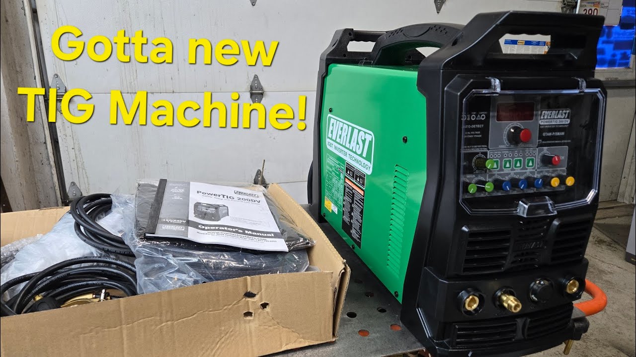 У меня новый сварочный аппарат TIG!