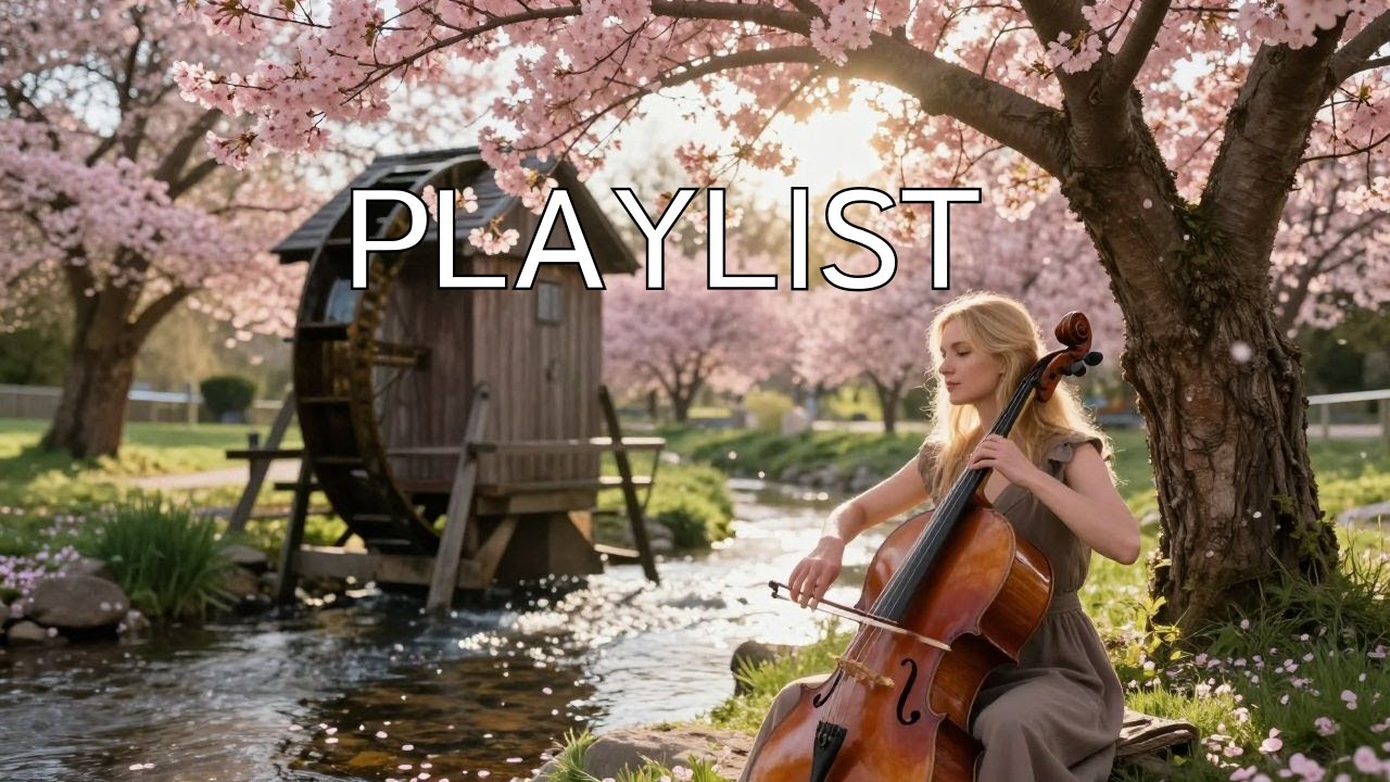 Soft Cello & Piano Music | Spring Blossoms, Sunlight & Peaceful Nature