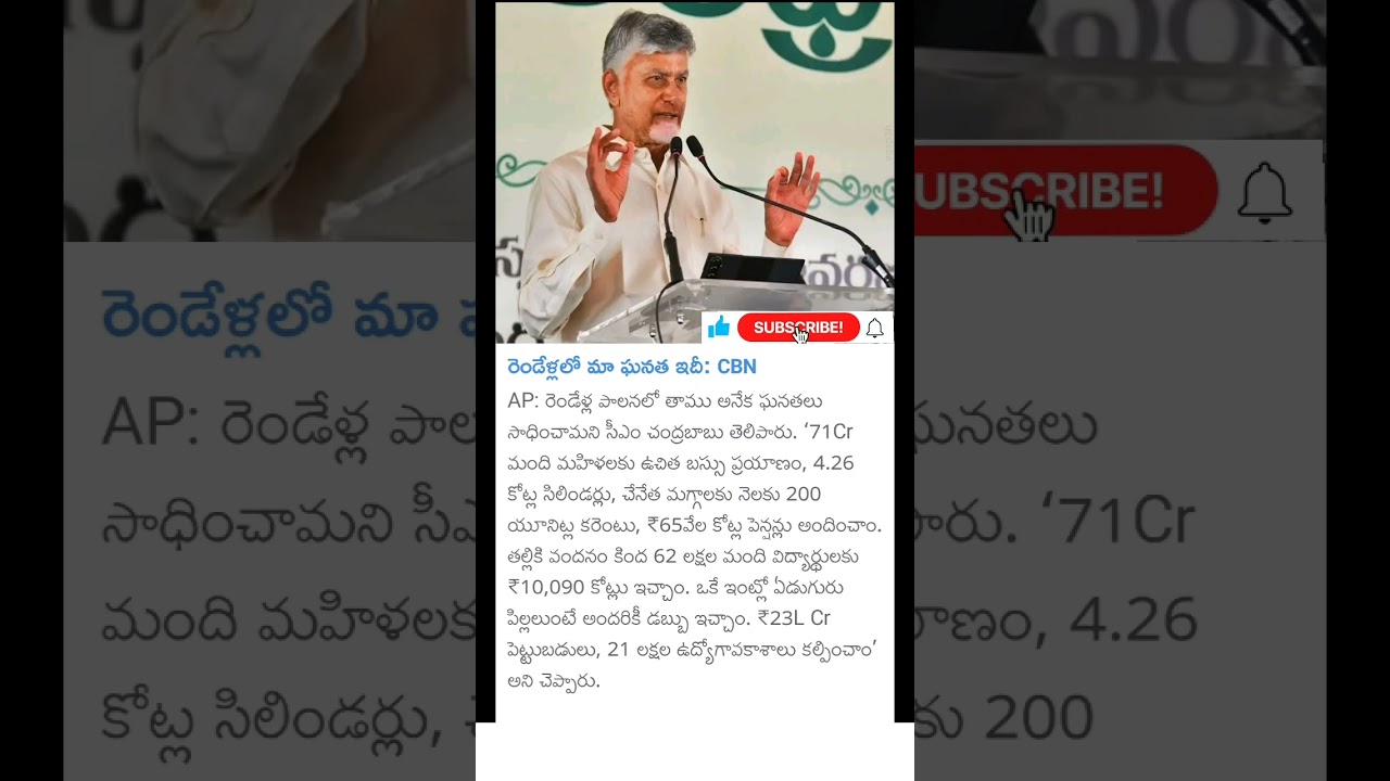 CM Chandrababu about 2 years of TDP kutami ruling