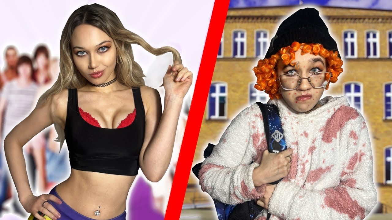 Ładny uczeń vs brzydki uczeń w szkole - KTÓRYM TYPEM JESTEŚ? 