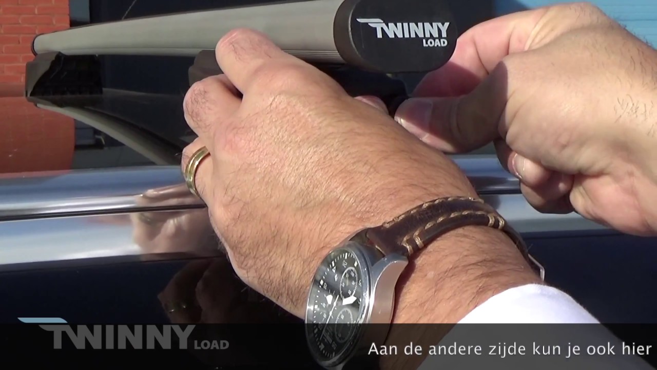 Twinny Load pasklare aluminium dakdragerset montage video