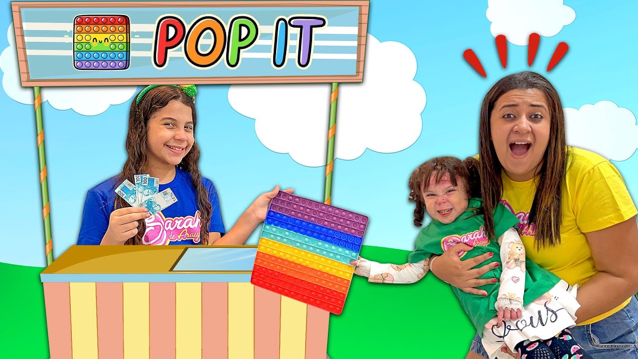 SARAH TRANSFORMOU SUA CASA EM UMA LOJA DE POP IT !!!