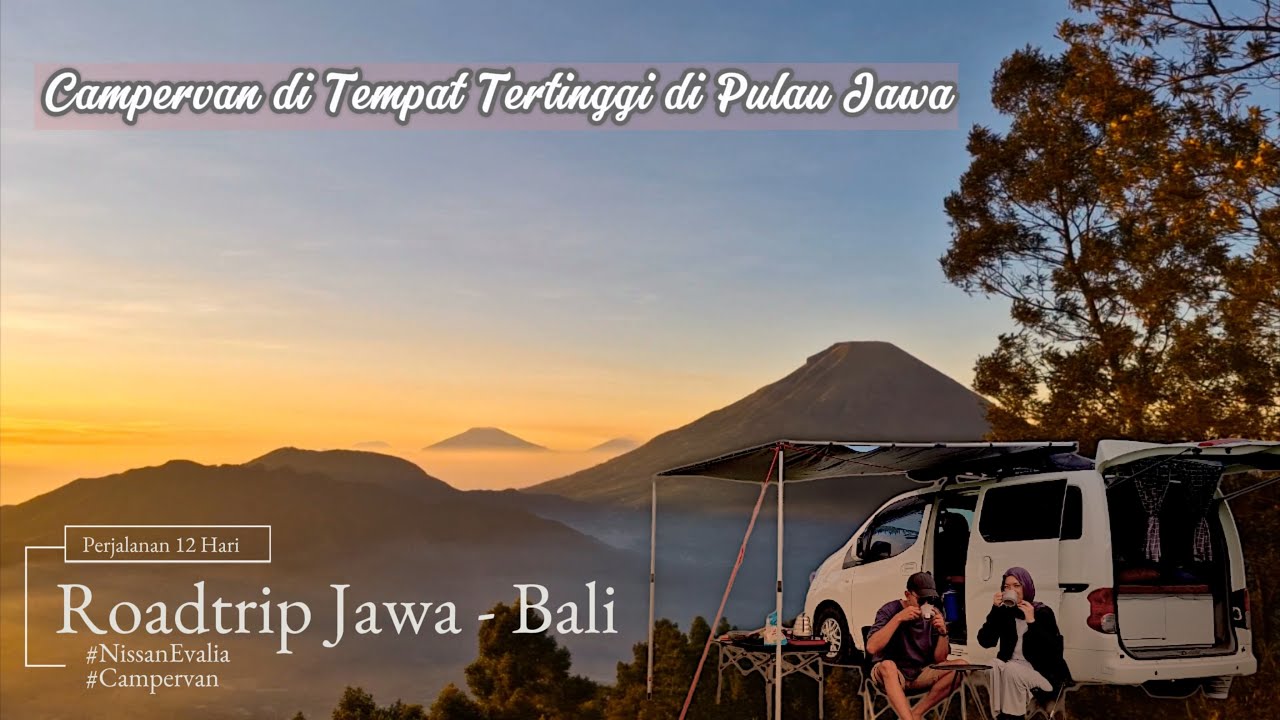 Menginap Dalam Mobil Di Desa Tertinggi Di Jawa, Dieng! #인도네시아캠핑 Campervan & Camping