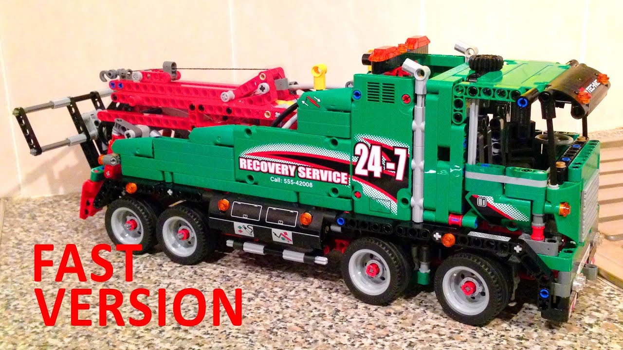Lego Technic 42008 Service Truck Time Lapse Build (Fast Version)