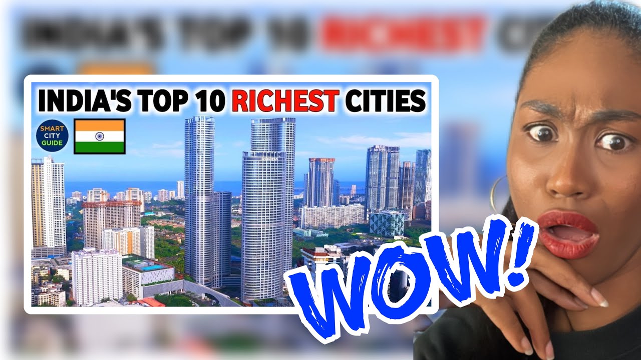 FIRST TIME REACTING TO TOP 10 MOST RICHEST CITIES IN INDIA 🇮🇳  | by GDP PPP