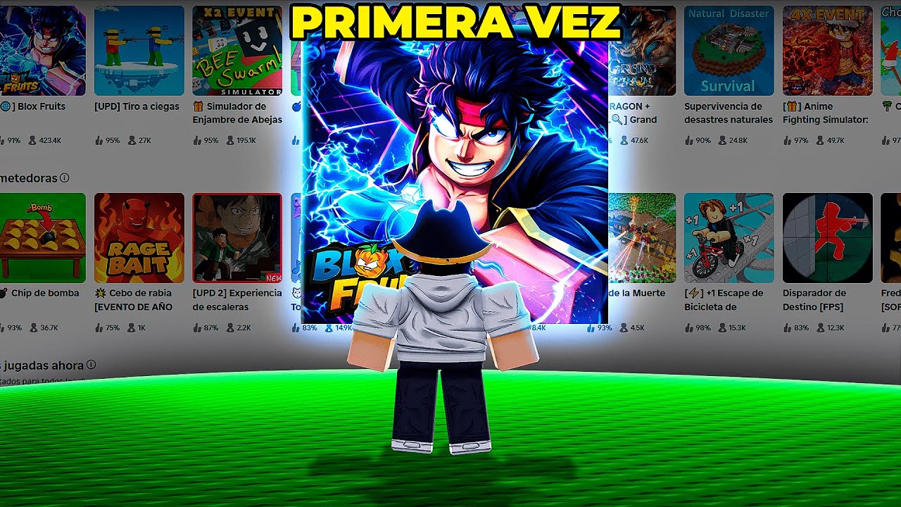 PROBÉ BLOX FRUITS por PRIMERA VEZ… ¡Y FUE UNA LOCURA! 🤯