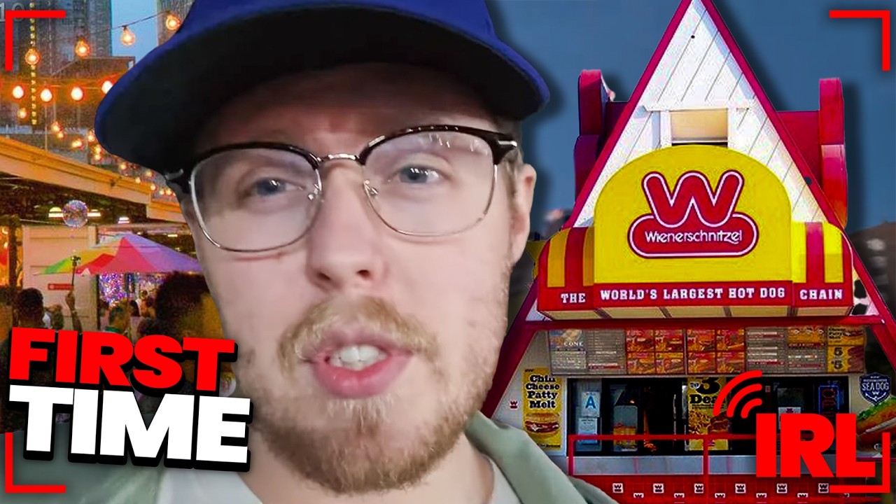 Midnight Hot Dogs at Wienerschnitzel 🌭(Trying Every Menu Item)