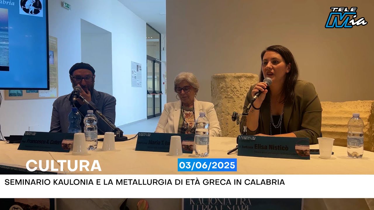 Seminario Kaulonia e la metallurgia di et&agrave; greca in Calabria