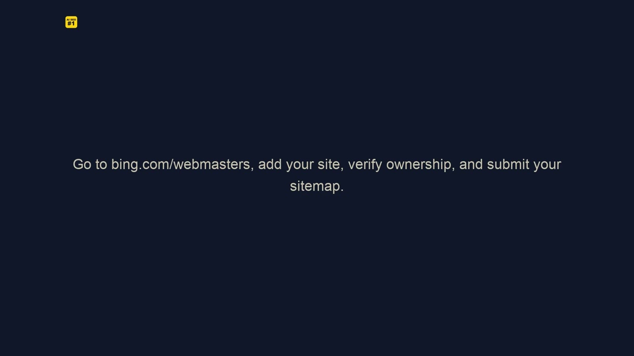How Do I Submit My Site to Bing for ChatGPT Visibility?