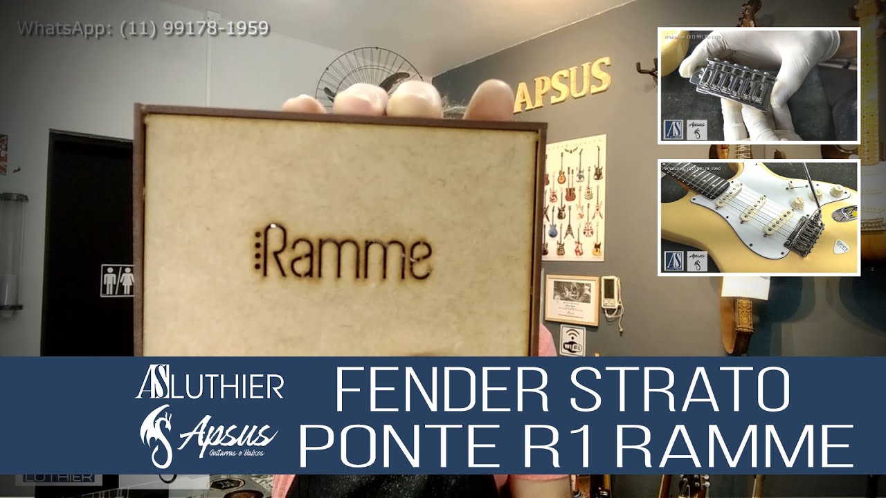 Fender Strato - Ponte R1 RAMME #fender #strato #stratocaster #ramme #luthier #luthieria #luthiersp