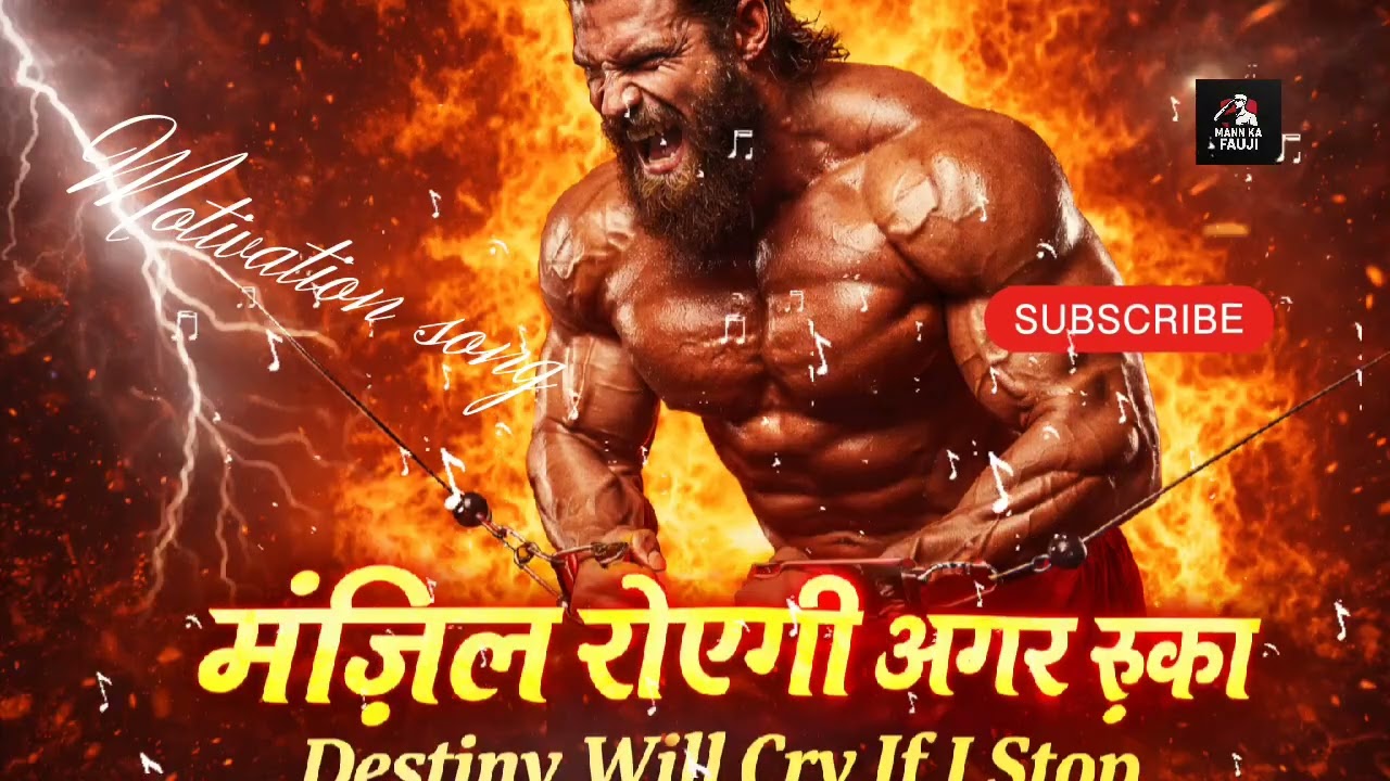 Warrior Success Mindset 💪 मंज़िल रोएगी अगर रुका | Motivational Hit 2026