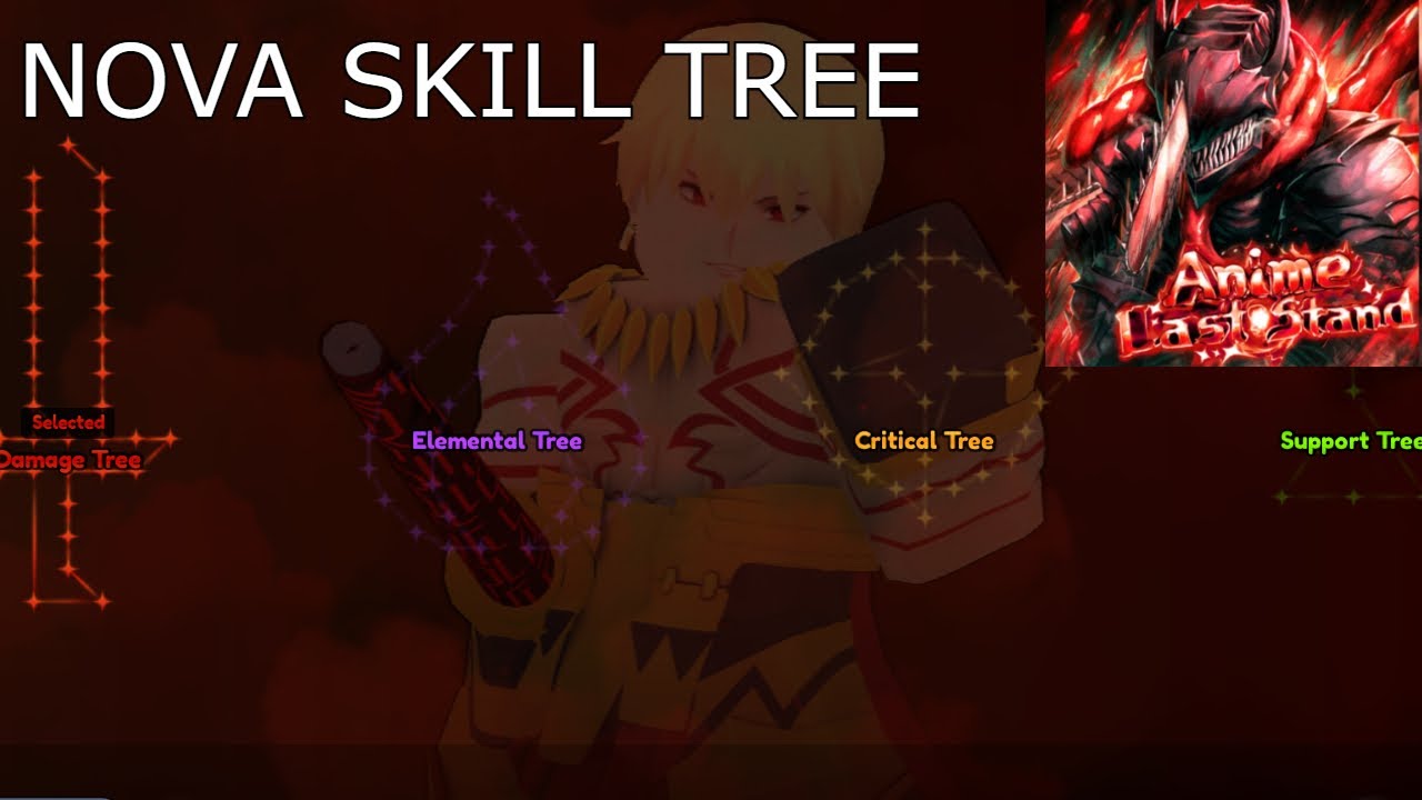 COMO FUNCIONA A NOVA SKILL TREE DO ANIME LAST STAND!!