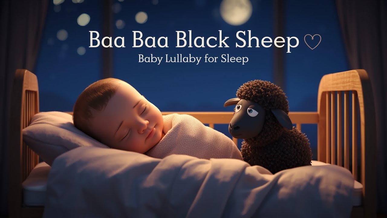 Baa Baa Black Sheep 🐑 | Baby Lullaby for Sleep